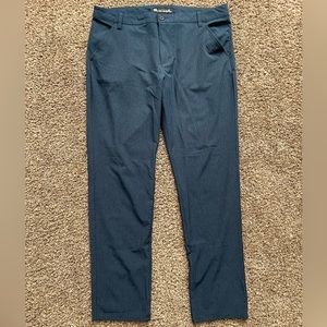 Travis Mathew Golf Pants Dark Blue Size 36